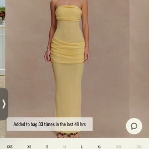 Meshki Yellow Elora Dress